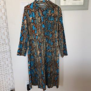 Zara leopard dress